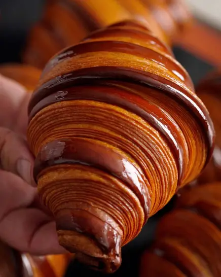 Lesson #8 Bicolor Chocolate Croissant